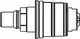 Thermoelement von Ideal Standard, konisch geformt mit mehreren Rillen. Anschlussstück an einem Ende und ein elektrischer Kontakt an der anderen Seite.
